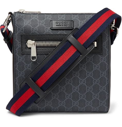 gucci gg supreme messenger bag men|gg black small messenger bag.